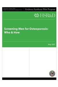 Screening Men for Osteoporosis