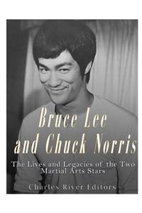 Bruce Lee and Chuck Norris