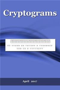 Cryptograms: April 2017