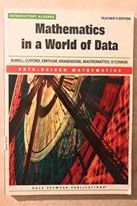 Ddm Math in a World of Data Tc