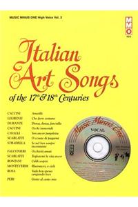 Italian Art Songs of the 17th & 18th Centuries: Music Minus One High Voice Vol. 2