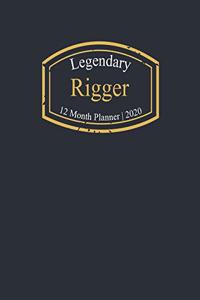 Legendary Rigger, 12 Month Planner 2020