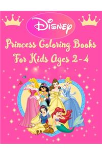 Disney Princess Coloring Books For Kids Ages 2-4