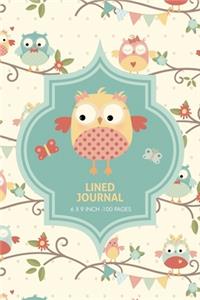 Owl Lined Journal