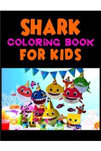 Shark Coloring Book For kids