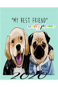 weekly planner my best friend 2020
