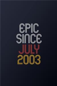 Epic Since July 2003