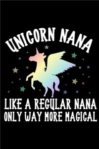 Unicorn Nana Like A Regular Nana Only Way More Magical