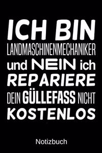 Ich bin Landmaschinenmechaniker und nein ich repariere dein Güllefass nicht kostenlos