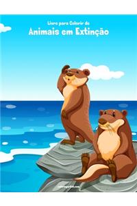 Livro para Colorir de Animais em Extinção