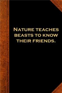 2020 Weekly Planner Shakespeare Quote Nature Beasts Friends 134 Pages