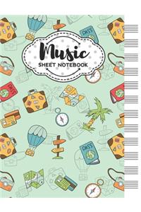 Music Sheet Notebook