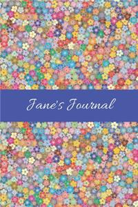 Jane's Journal: Cute Personalized Name College-Ruled Notebook for Girls & Women - Blank Lined Gift Journal/Diary for Writing & Note Taking