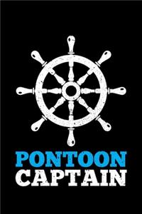 Poontoon Captain: A Journal, Notepad, or Diary to write down your thoughts. - 120 Page - 6x9 - College Ruled Journal - Writing Book, Personal Writing Space, Doodle, N