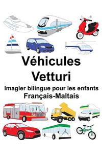 Français-Maltais Véhicules/Vetturi Imagier bilingue pour les enfants
