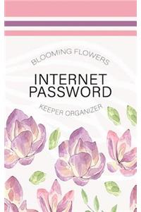 Blooming Flowers Internet Password Keeper Organizer