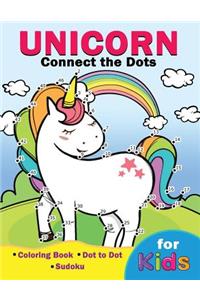 Unicorn Connect the Dots for Kids