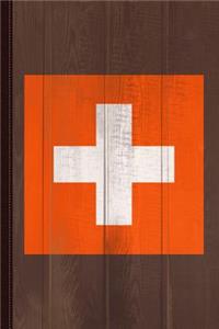 Switzerland Flag Journal Notebook