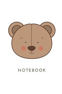 Teddy Bear Face Notebook