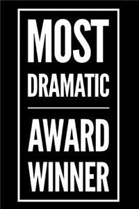 Most Dramatic Award Winner