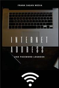 Internet Address and Password Logbook