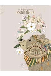 Livre de coloriage pour adultes Motifs fleuris 3 & 4