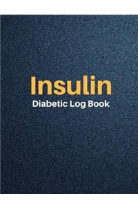 Insulin Diabetic Log Book