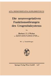 Die Neurovegetativen Funktionsstörungen Des Urogenitalsystems