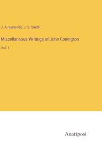Miscellaneous Writings of John Conington
