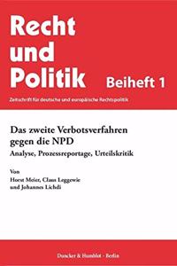 Das Zweite Verbotsverfahren Gegen Die Npd