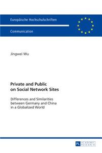 Private and Public on Social Network Sites