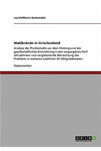Waldbrände in Griechenland