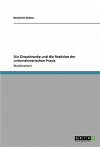 Zinsschranke und die Reaktion der unternehmerischen Praxis