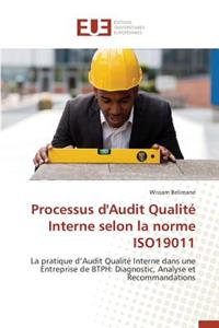 Processus d'Audit Qualité Interne Selon La Norme Iso19011