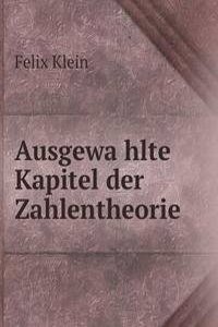 Ausgewahlte Kapitel der Zahlentheorie