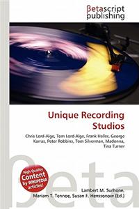 Unique Recording Studios