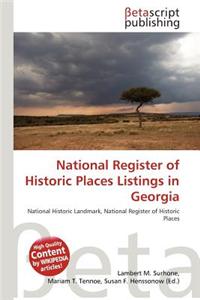National Register of Historic Places Listings in Georgia