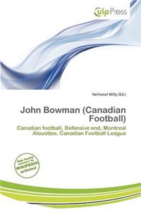 John Bowman (Canadian Football)