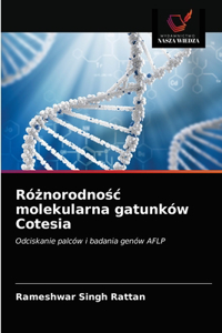 Różnorodnośc molekularna gatunków Cotesia