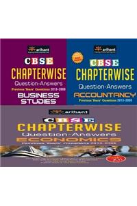 CBSE Chapterwise Question & Answers for Commerce, Class - 12 (Set of 3 Books)