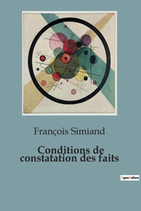 Conditions de constatation des faits