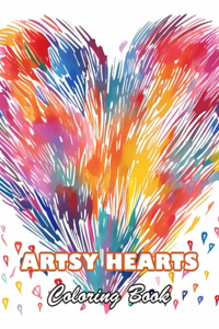 Artsy Hearts Coloring Book