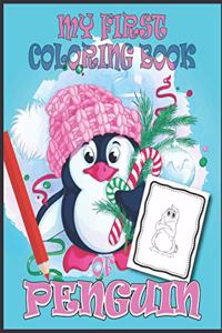 My First Coloring Book of Penguin