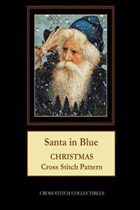 Santa in Blue