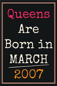 Queens Are Born In March 2007 Notebook