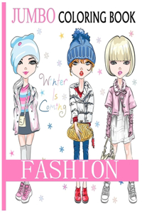fashion coloring book jumbo girls