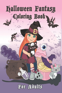 Halloween Fantasy Coloring Book For Adults