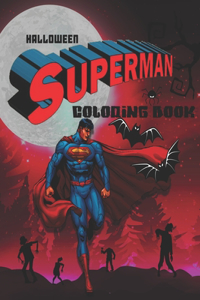 Superman Halloween Coloring Book