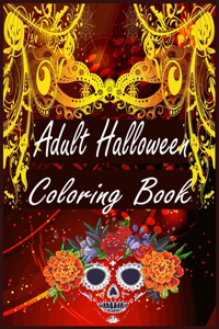 Adult Halloween coloring Book