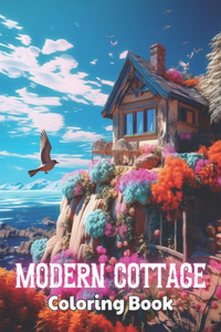 Modern Cottage Coloring Book